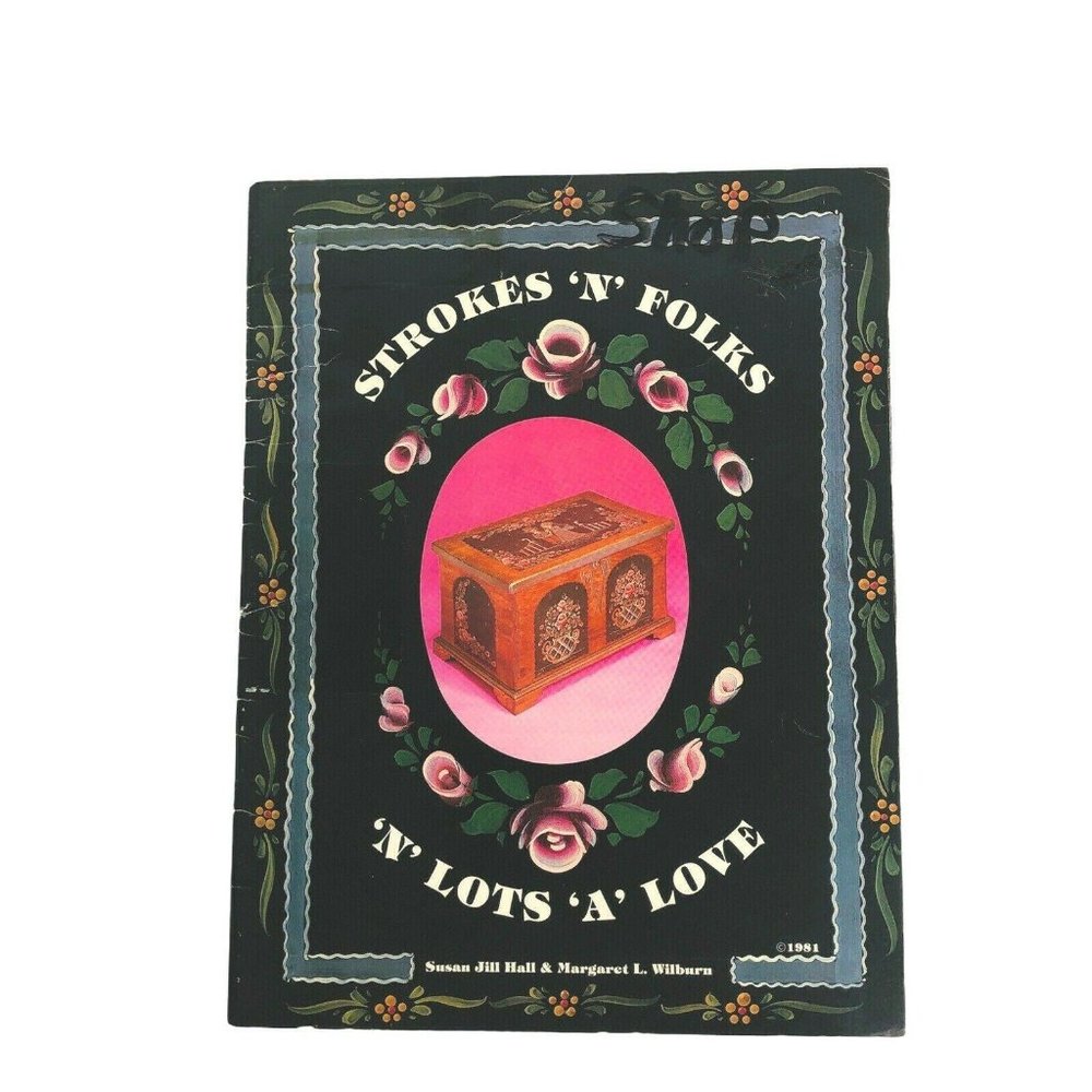 1981 Strokes N Folks N Lots A Love Book Decorative